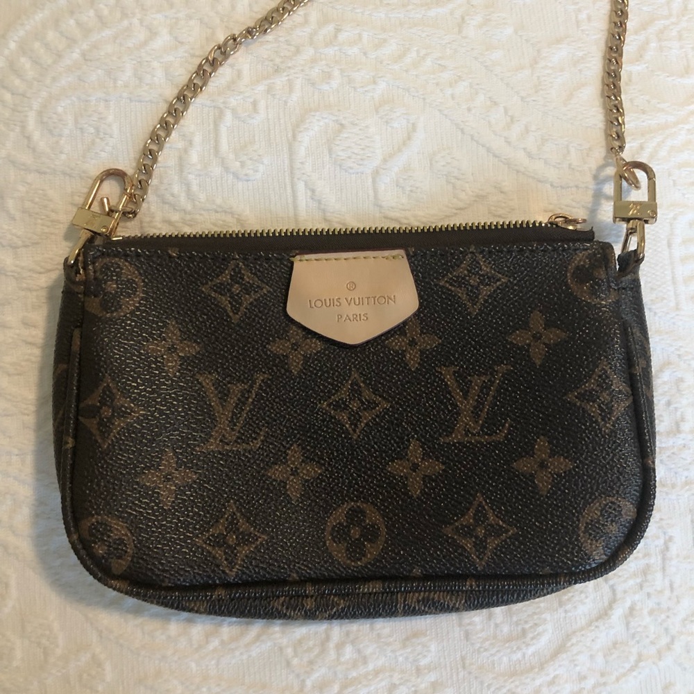 Brown mini shoulder bag